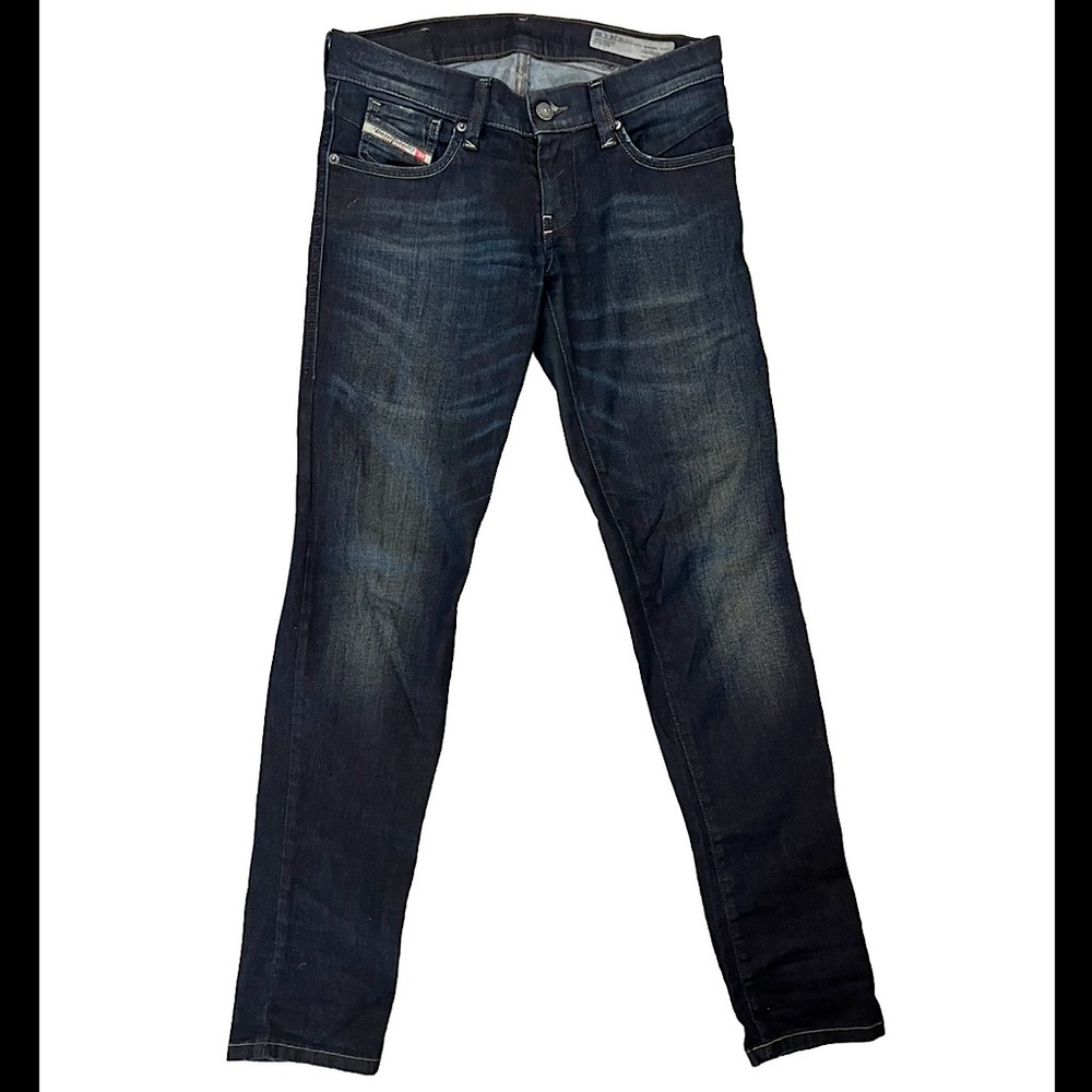 Diesel Industry Slim Tapered Getlegg Blue Denim Skinny Jeans